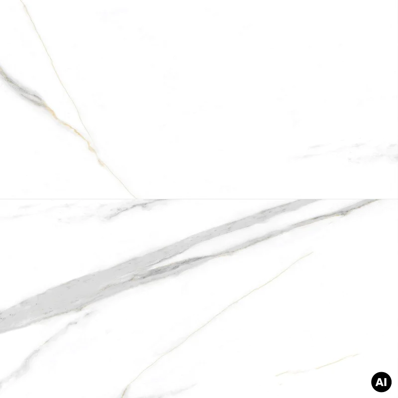 Panele ścienne Calacatta White Biały Marmur Połysk 120x60
