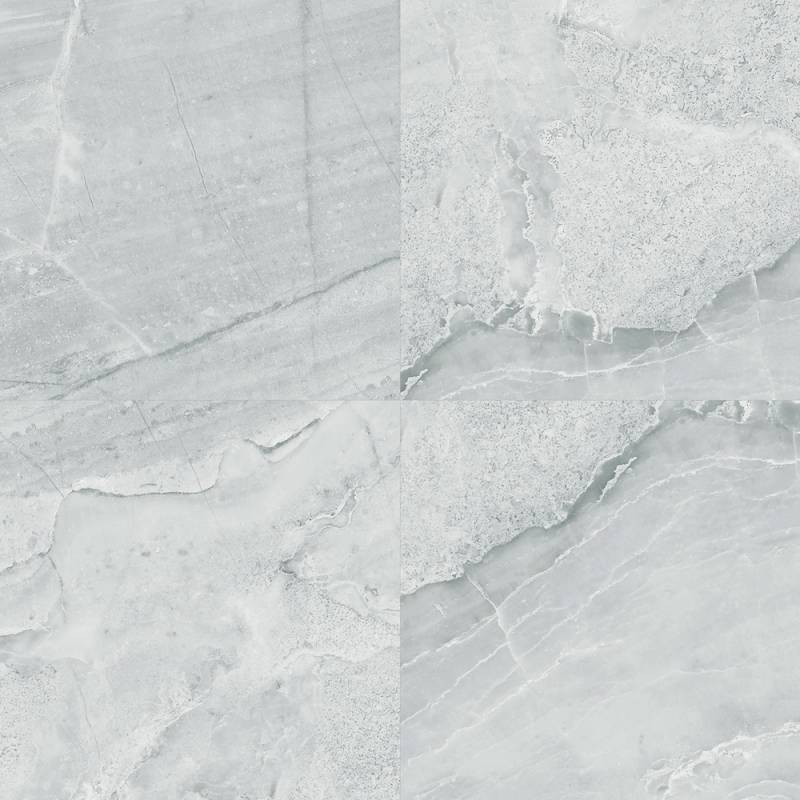 Panele ścienne Ash Grey Marmur Kamień Szary Jasny Połysk 120x60 6053398