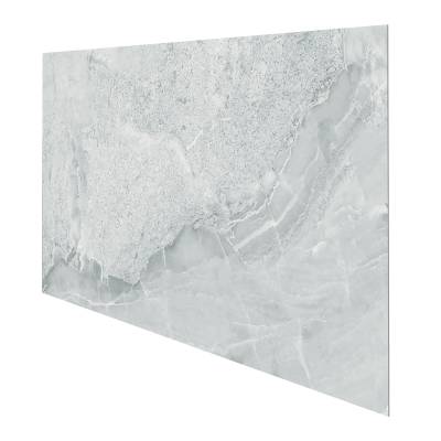Panele ścienne Ash Grey Marmur Kamień Szary Jasny Połysk 120x60 6053398