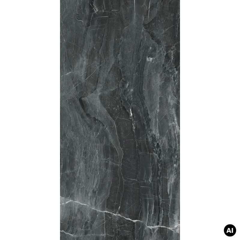 Panele ścienne Dark Stone Czarny Marmur Połysk 120x60 6053
