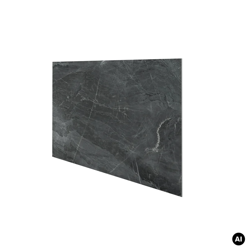 Panele ścienne Dark Stone Czarny Marmur Połysk 120x60 6053