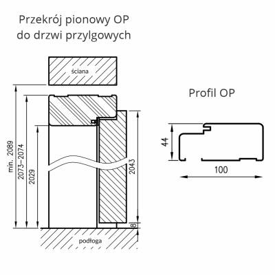 Drzwi wejściowe Drzwi Wejściowe Enter Prawe 80 cm Dąb Polski