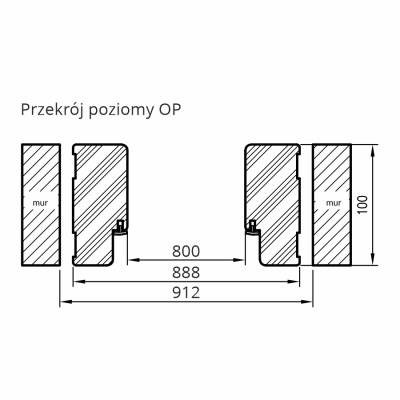 Drzwi wejściowe Drzwi Wejściowe Enter Prawe 80 cm Dąb Polski