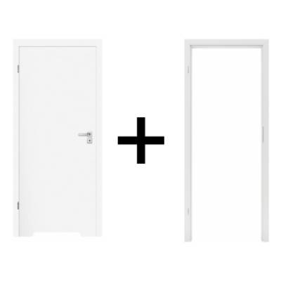 Komplet drzwi + ościeżnica Norma Decor 1 Lewe 70 cm Przylgowe z podcięciem wentylacyjnym, 100054318