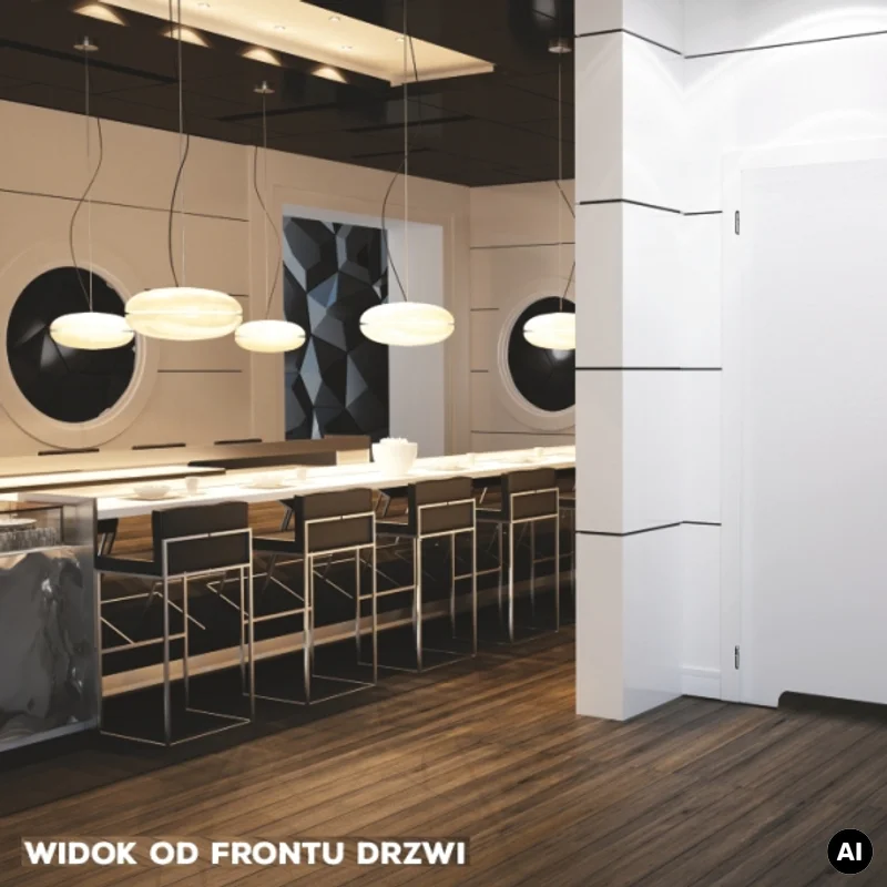 Drzwi Norma Decor 1 Lewe 70 cm Przylgowe z podcięciem wenty