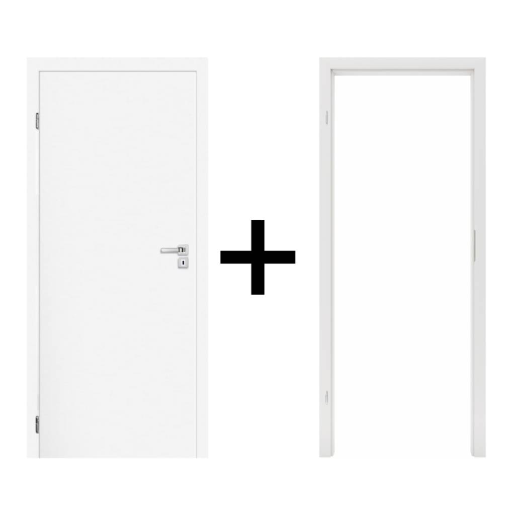 Komplet drzwi + ościeżnica Norma Decor 1 Lewe 80 cm Przylgowe , 100051764