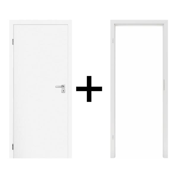 Komplet drzwi + ościeżnica Norma Decor 1 Lewe 80 cm Przylgowe , 100051764