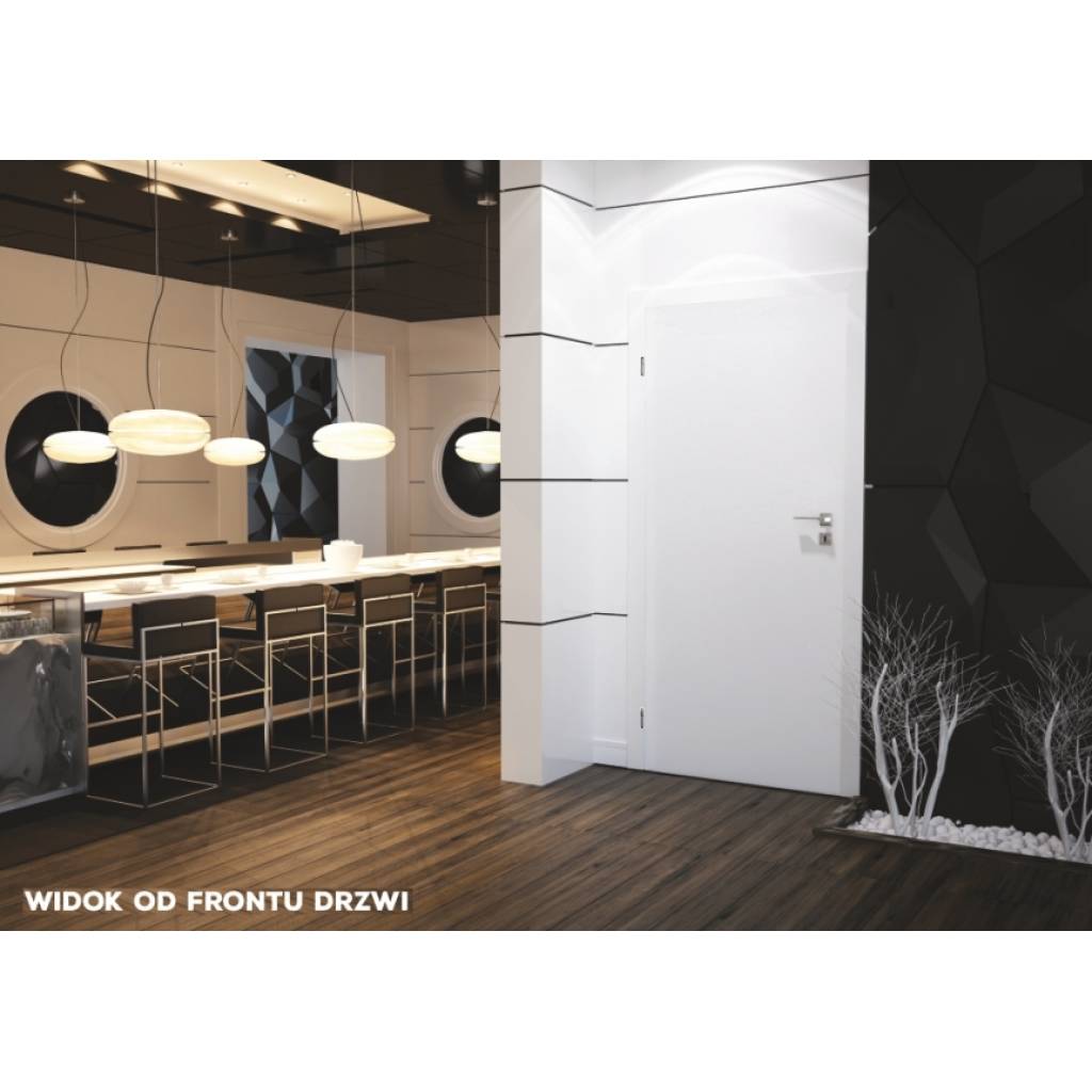 Komplet drzwi + ościeżnica Norma Decor 1 Lewe 80 cm Przylgowe , 100051764