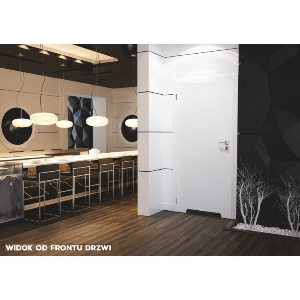 Komplet drzwi + ościeżnica Norma Decor 1 Lewe 80 cm Przylgowe z podcięciem wentylacyjnym, 100054344