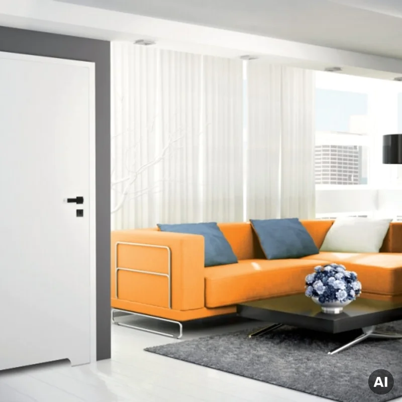 Drzwi Norma Decor 1 Lewe 80 cm Przylgowe z podcięciem wenty