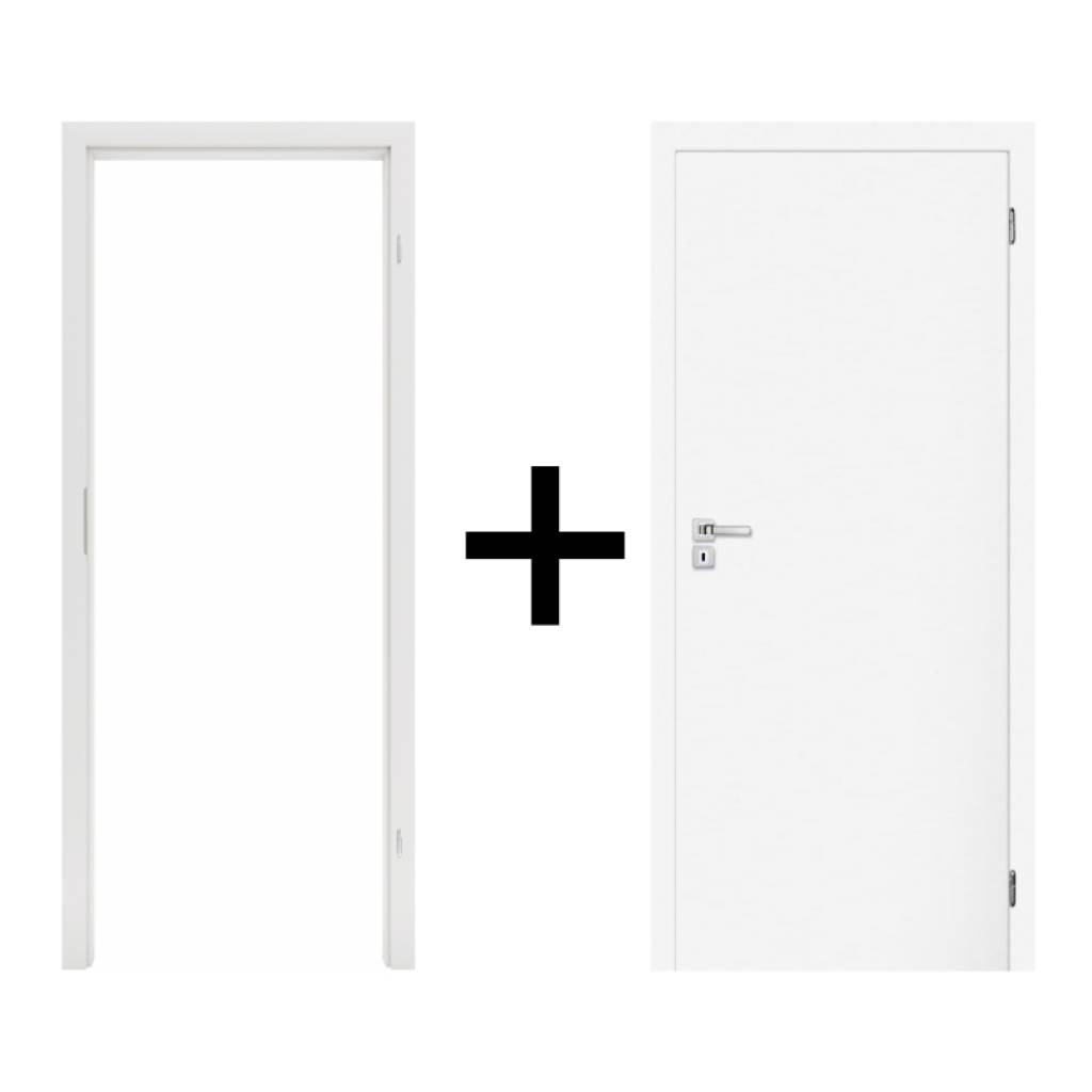 Komplet drzwi + ościeżnica Norma Decor 1 Prawe 80 cm Przylgowe , 100051760