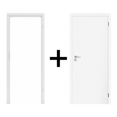 Komplet drzwi + ościeżnica Norma Decor 1 Prawe 80 cm Przylgowe , 100051760