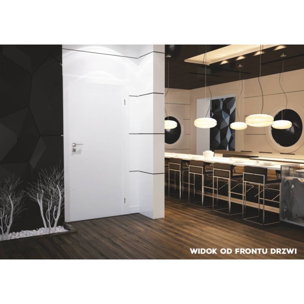 Komplet drzwi + ościeżnica Norma Decor 1 Prawe 80 cm Przylgowe , 100051760