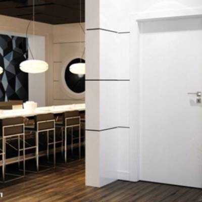 Komplet drzwi + ościeżnica Norma Decor 1 Prawe 80 cm Przylgowe , 100051760