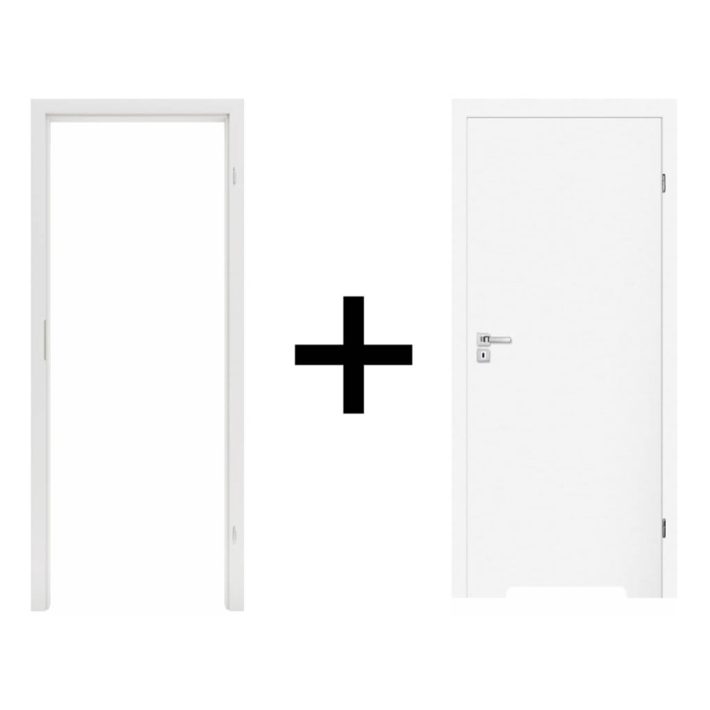 Komplet drzwi + ościeżnica Norma Decor 1 Prawe 80 cm Przylgowe z podcięciem wentylacyjnym, 100054346
