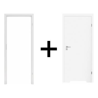 Komplet drzwi + ościeżnica Komplet drzwi + ościeżnica Norma Decor 1 Prawe 80 cm Przylgowe z podcięciem wentylacyjnym