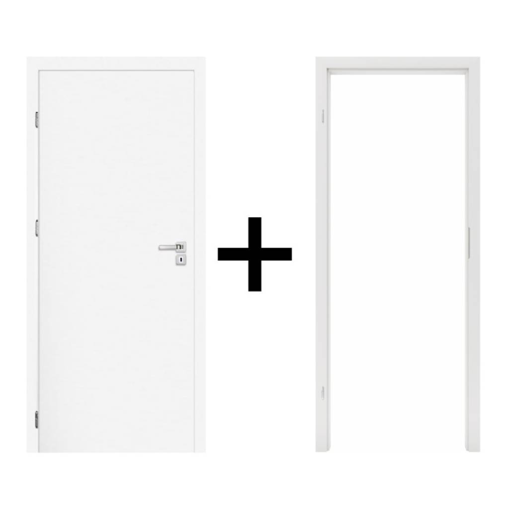 Komplet drzwi + ościeżnica Norma Decor 1 Lewe 90 cm Przylgowe, 100038380