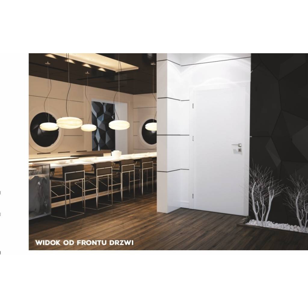 Komplet drzwi + ościeżnica Norma Decor 1 Lewe 90 cm Przylgowe, 100038380