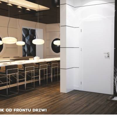 Komplet drzwi + ościeżnica Norma Decor 1 Lewe 90 cm Przylgowe, 100038380
