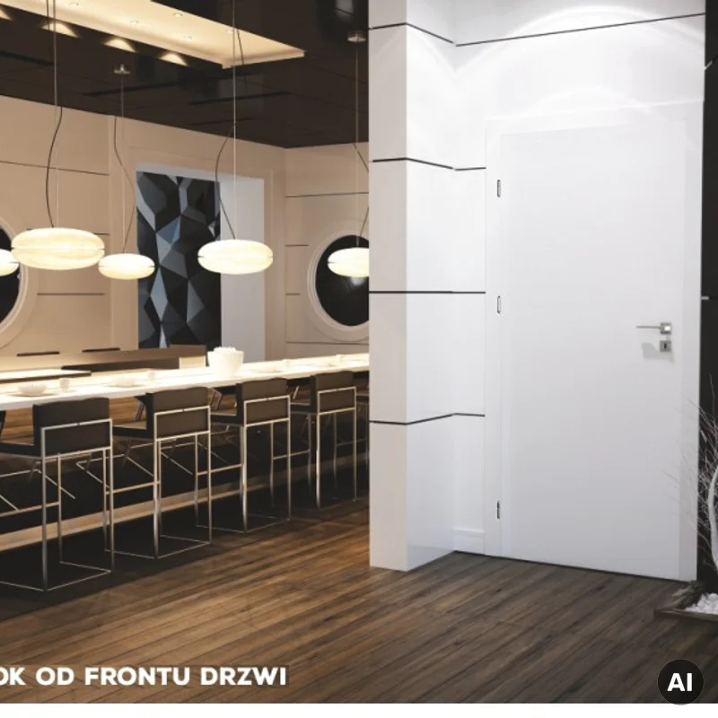 Drzwi Norma Decor 1 Lewe 90 cm Przylgowe, 100038380
