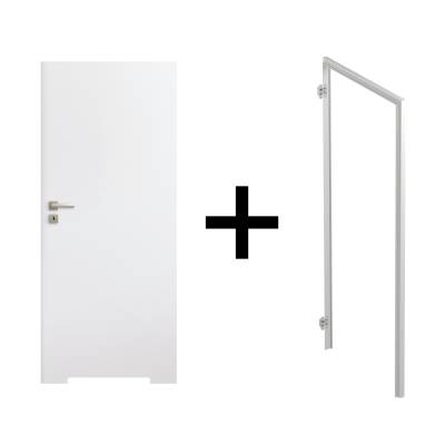 Komplet drzwi + ościeżnica Harmony start Prawe 80 WC otwierane na zewnątrz, 5905171917674