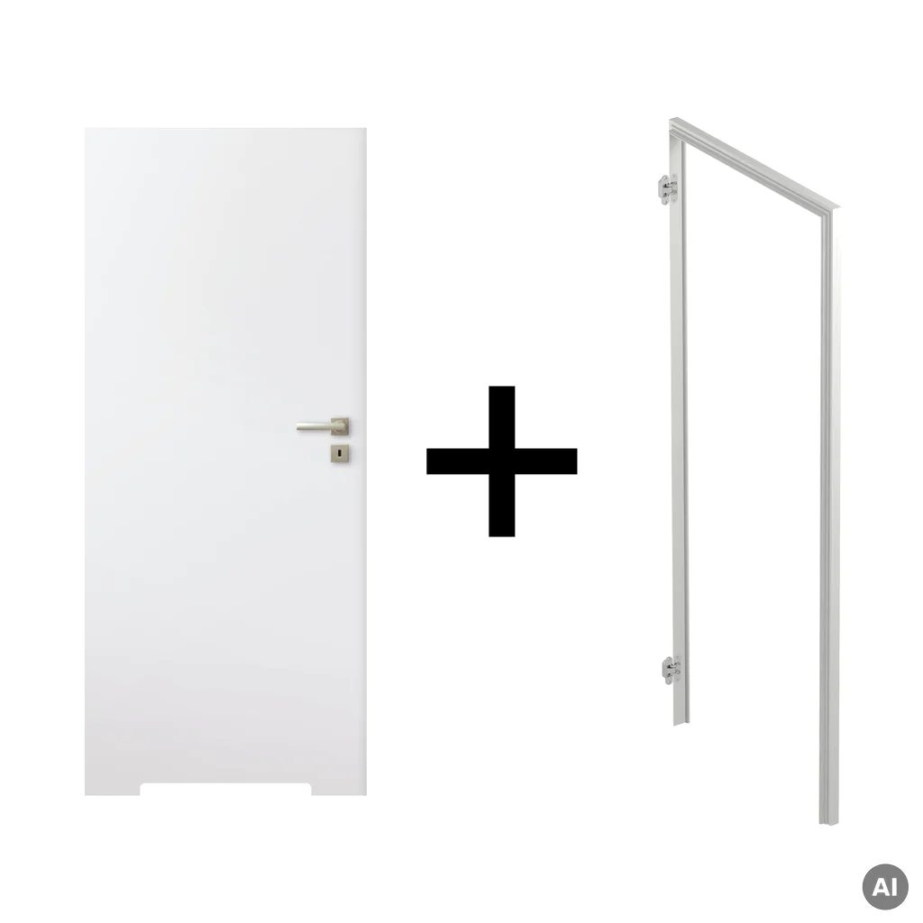 Komplet drzwi + ościeżnica