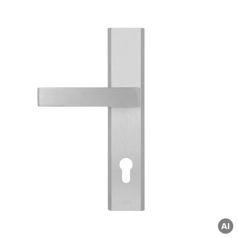 Zestaw klamka + wkładka do drzwi Haga Inox do drzwi Sara Un