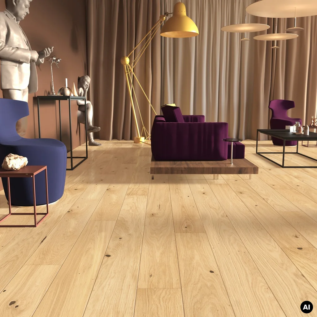 Podłoga drewniana Dąb Oat Cookies Grande 14 mm, 1WG000914