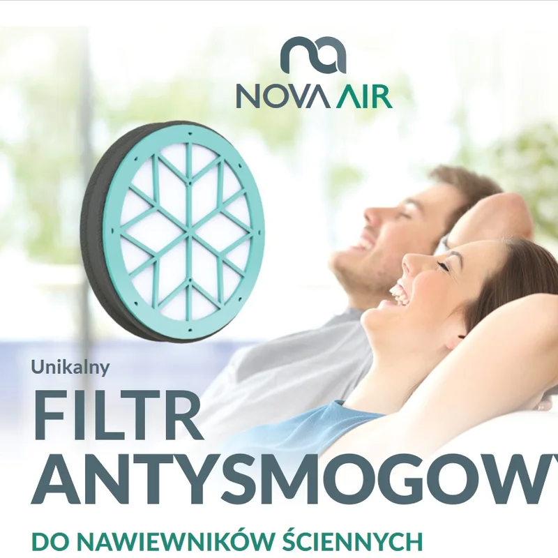 Filtr NovaAir do nawiewnika ściennego antysmogowy antyalerg