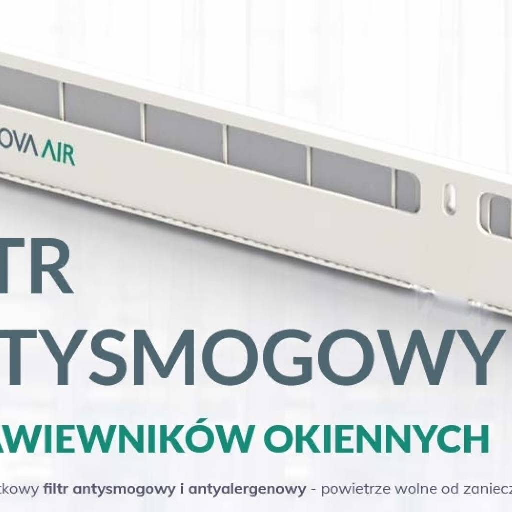 Filtr NovaAir do nawiewnika okiennego Standard antysmogowy antyalergiczny, 10706410