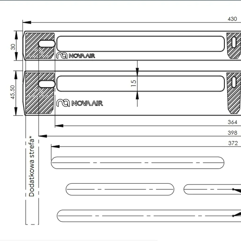 Filtr NovaAir do nawiewnika okiennego Standard antysmogowy a
