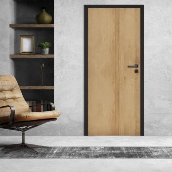 Komplet Drzwi + Ościeżnica regulowana Invado Loft lewe 80 cm bezprzylgowe , 100063795