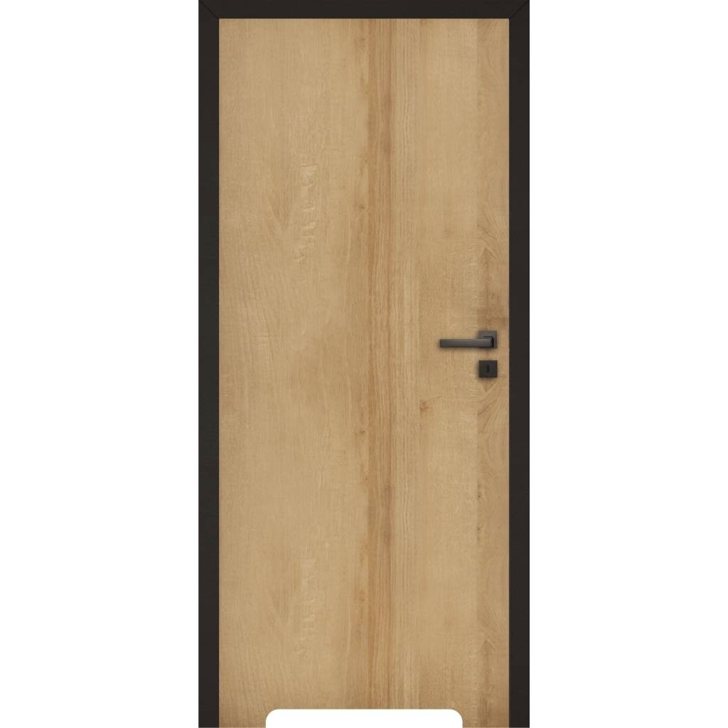 Komplet Drzwi + Ościeżnica regulowana Invado Loft lewe 80cm bezprzylgowe z podcięciem wentylacyjnym, 100063850