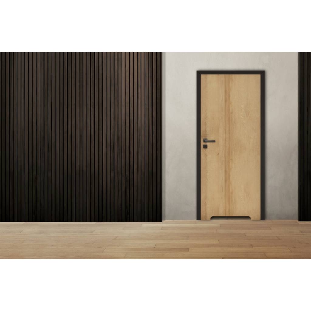Komplet Drzwi + Ościeżnica regulowana Invado Loft prawe 80cm bezprzylgowe z podcięciem wentylacyjnym, 100063851