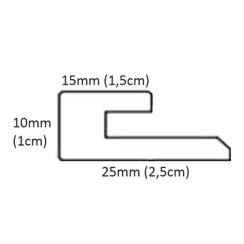 Listwa startowa Bute Lewa Biała S, 120041531 - 4