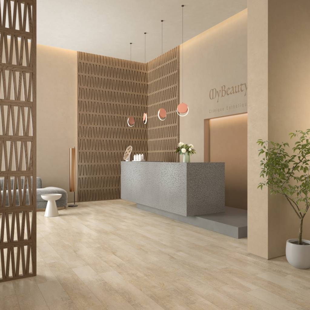 Panele winylowe SPC LVT Salento Beige 1286  Klasa 33 6 mm, 37751286