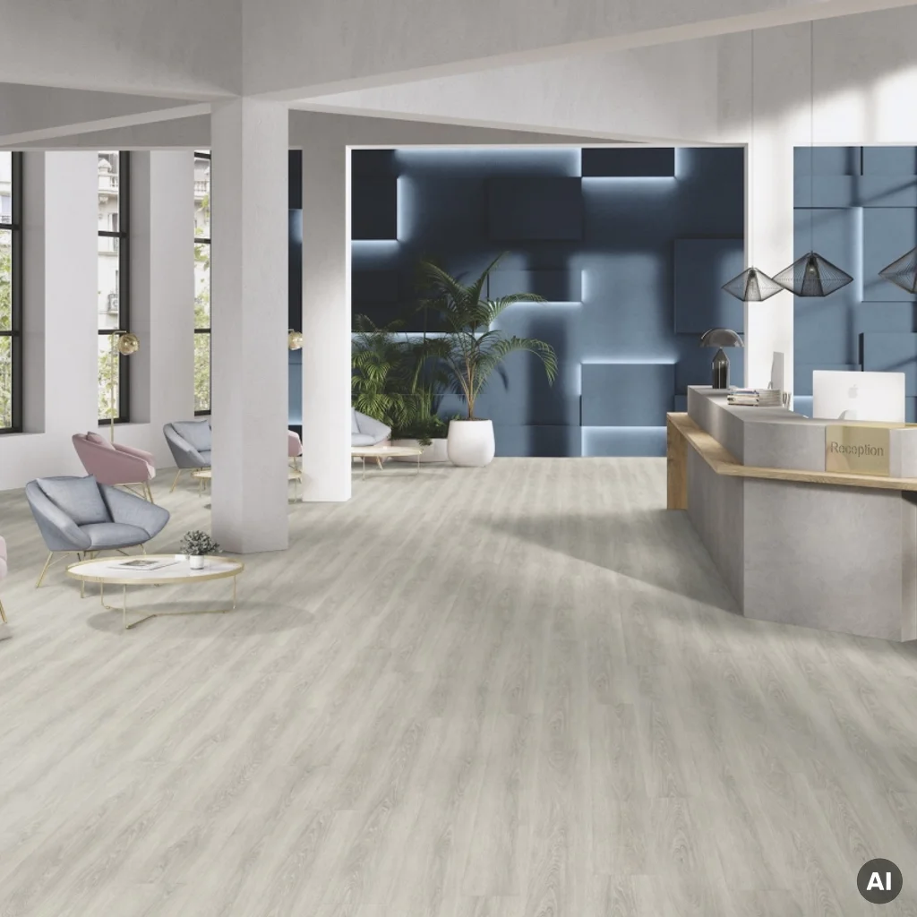 Panele winylowe SPC Dąb Charming Grey 6 mm Klasa 33, 37801279