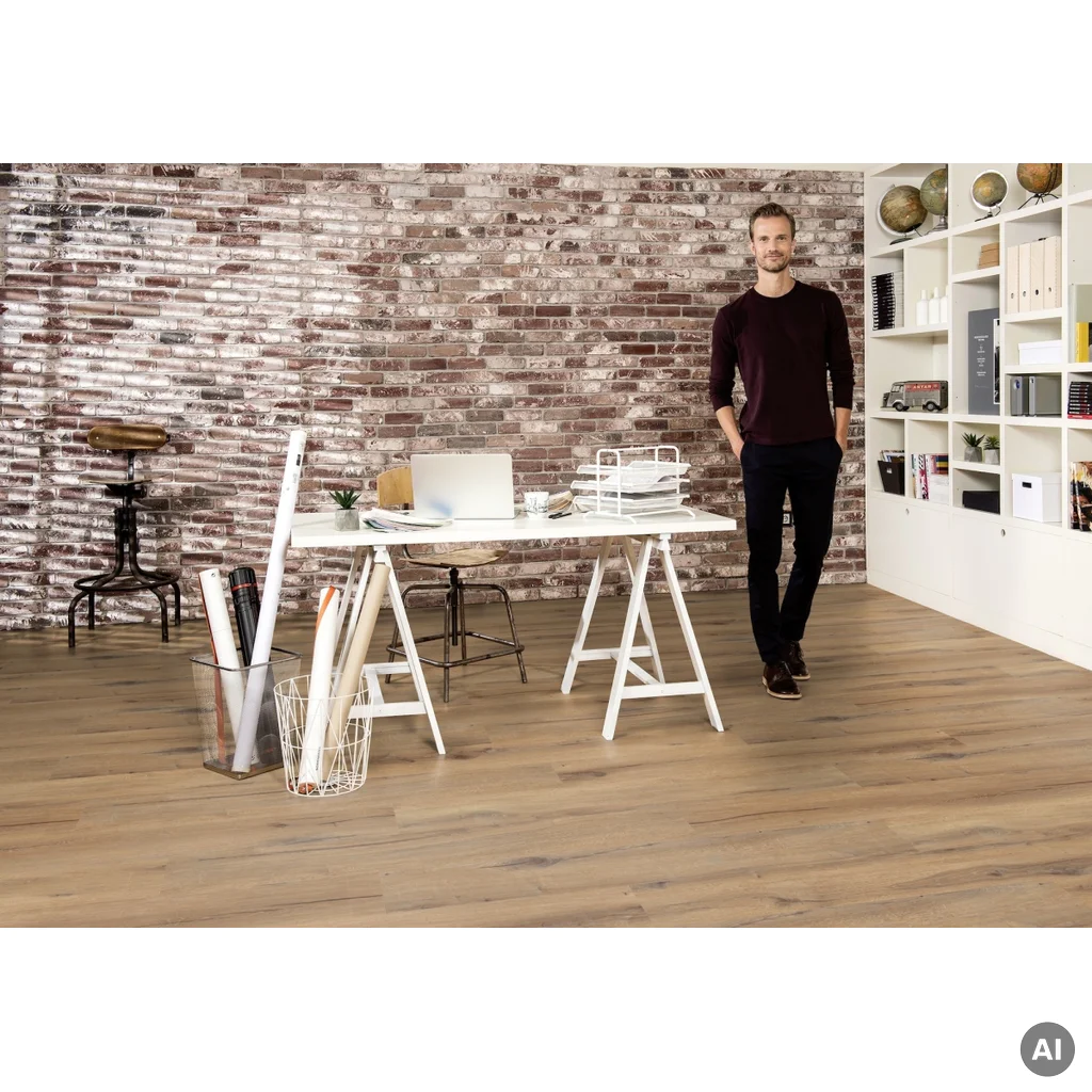 Panele winylowe SPC LVT Cedar Brown 6 mm Klasa 33, 37780850