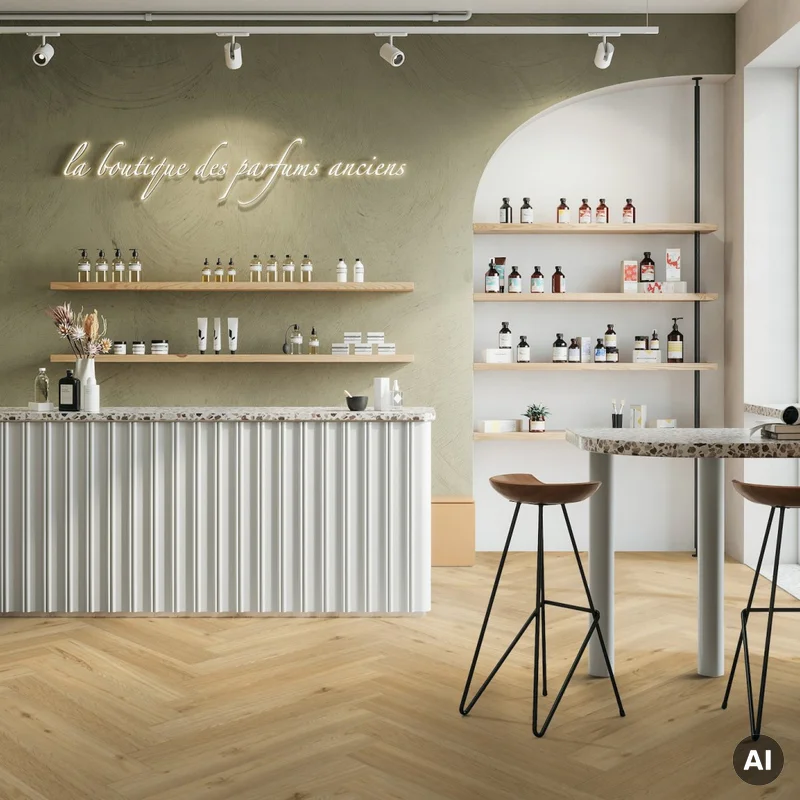 Panele winylowe SPC LVT Ballerina Herringbone 6 mm Klasa 33,