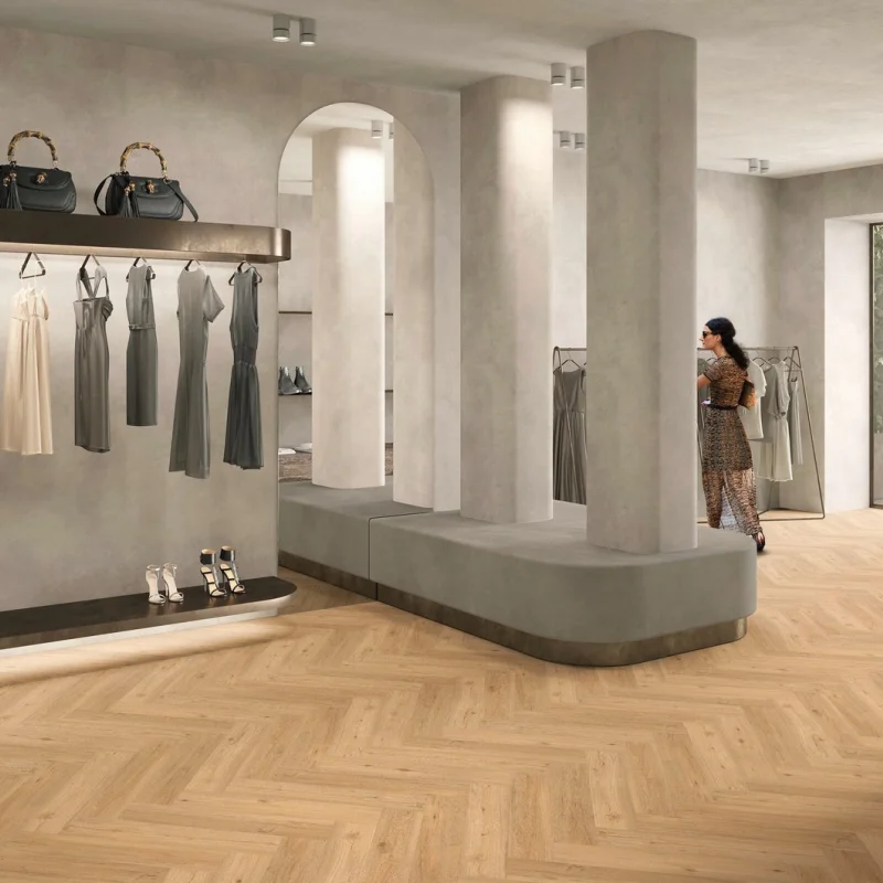 Panele winylowe SPC LVT Ballerina Herringbone 0347 Klasa 33 