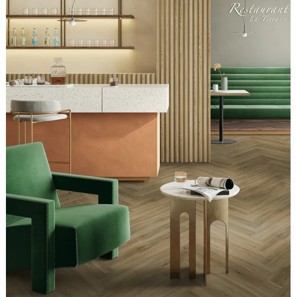 Panele winylowe SPC LVT Quartet Herringbone Naturalny 6 mm K