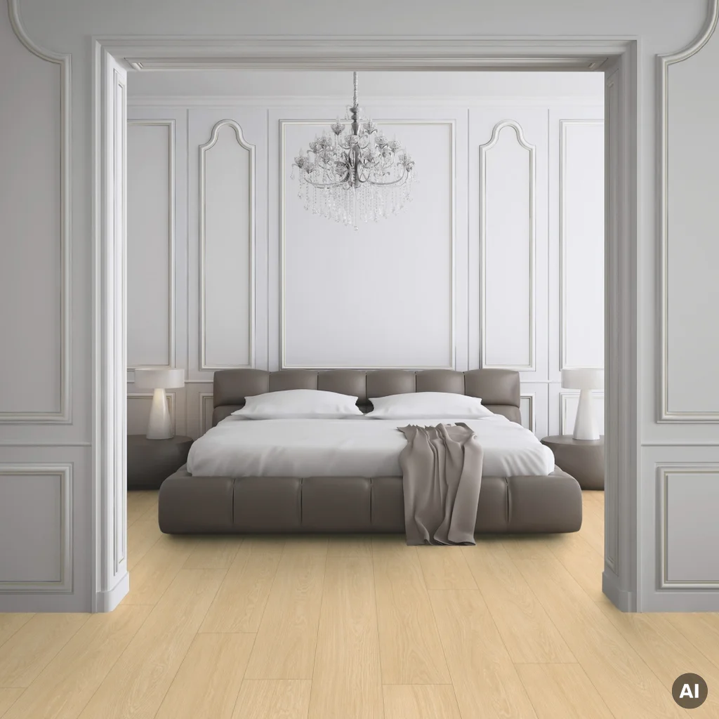 Panele winylowe SPC LVT Dąb Lounge Beige 6 mm Klasa 33, 37851272