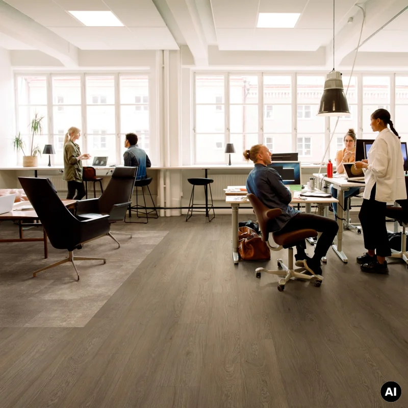 Panele winylowe SPC LVT Dąb Lounge Chestnut 1274 Klasa 33 6