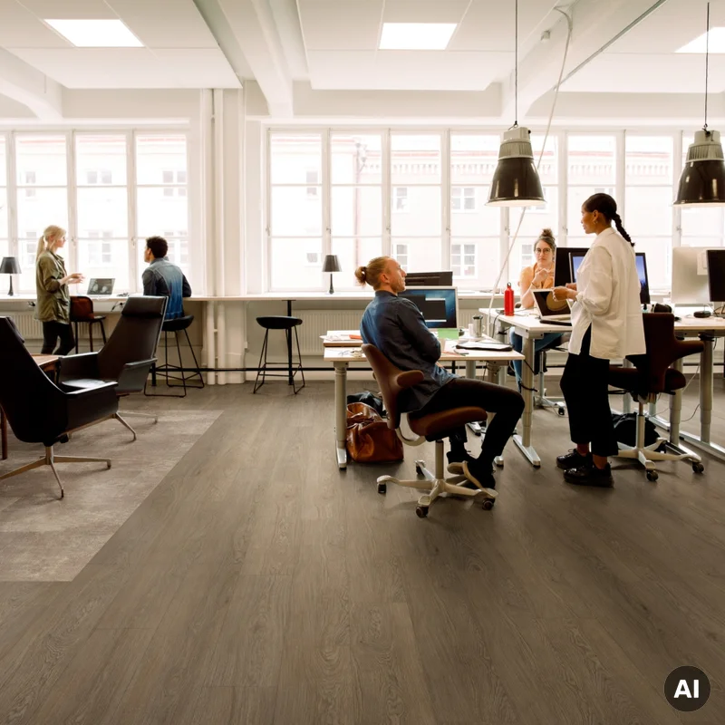 Panele winylowe SPC LVT Dąb Lounge Chestnut 6 mm Klasa 33,