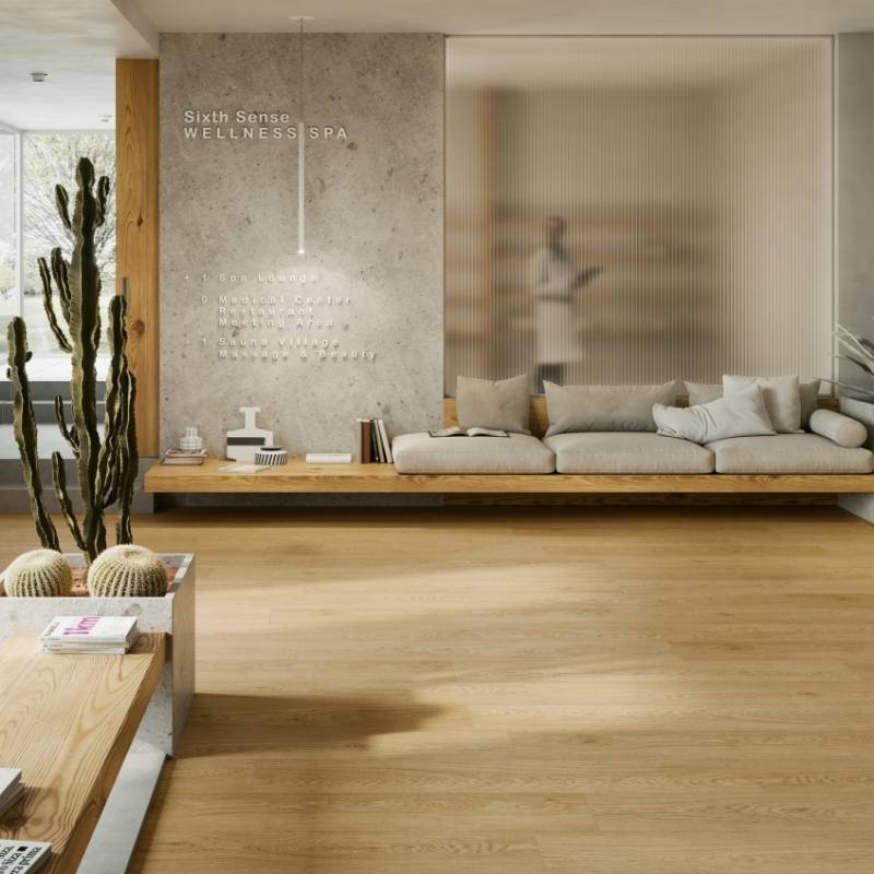 Panele winylowe SPC LVT Dąb Lounge Natural 1273 Klasa 33 6 mm, 37851273