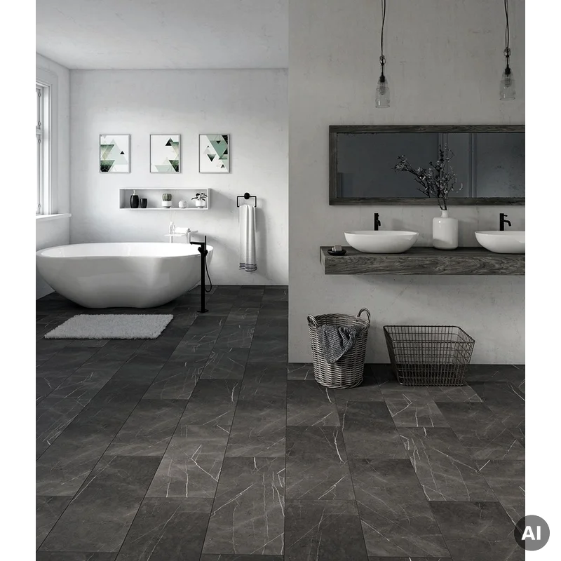 Panele winylowe Vada Sophisto Grey Kamień ciemny Klasa 34 3