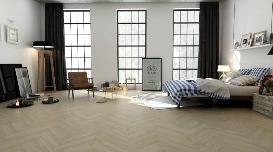 V SP DDD 4枚 Panele winylowe SPC LVT Jodełka Grand Palace Klasa 33 4.5 mm