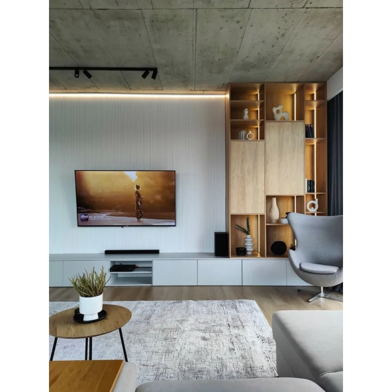 Zakończenie lameli Lamele S Stretto Listwa Lewa Biała L010