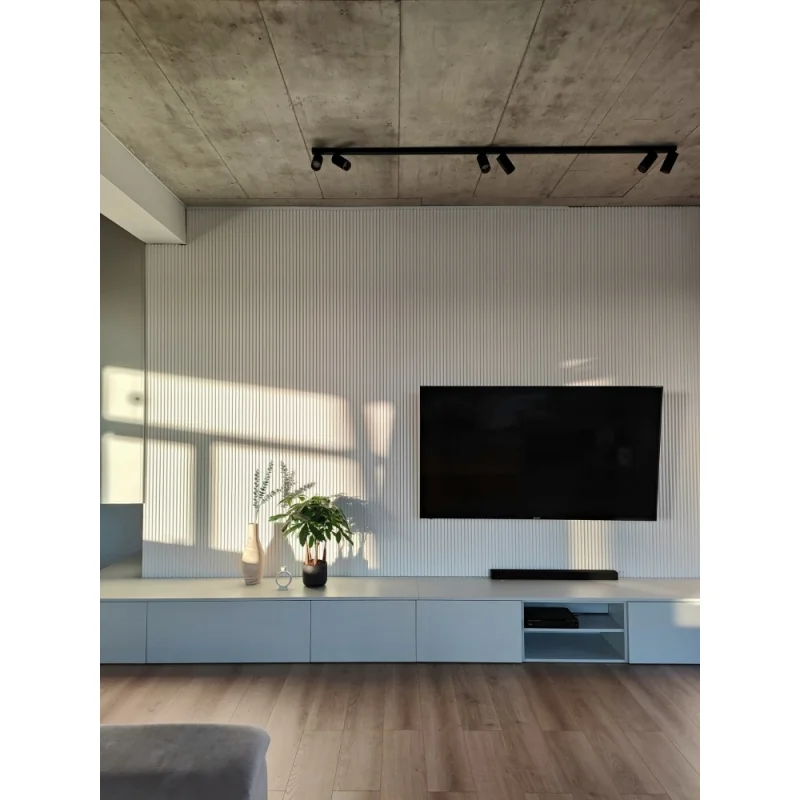 Zakończenie lameli Lamele S Stretto Listwa Lewa Biała L010