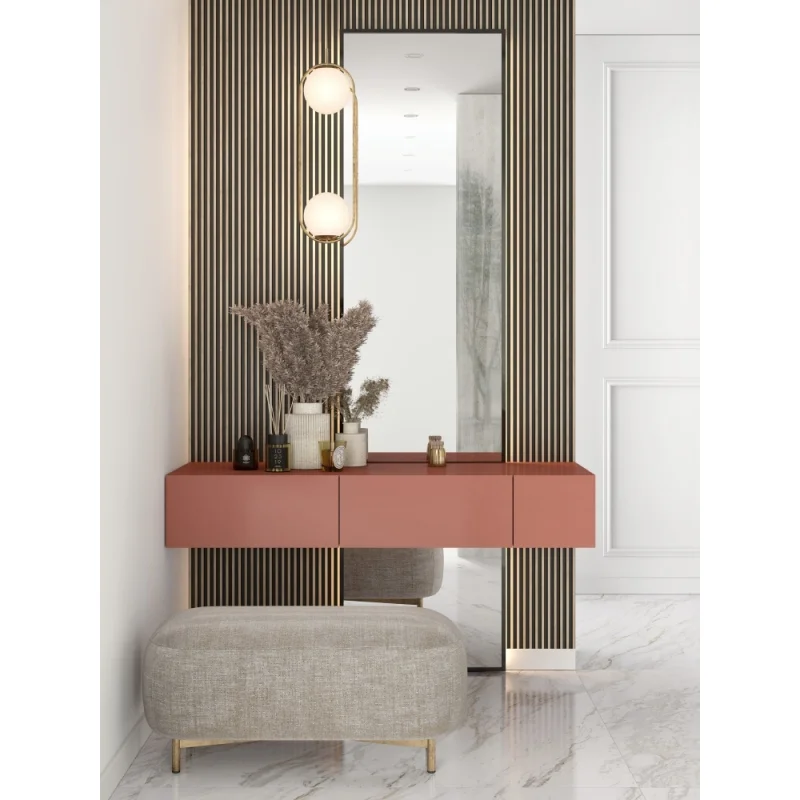 Zakończenie lameli Lamele S Stretto Listwa Lewa Dąb Ciemny